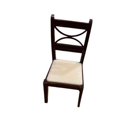 Vintage Miniature Dollhouse Chair D53 Renewal Made in USA Plastic - Picture 3 of 7